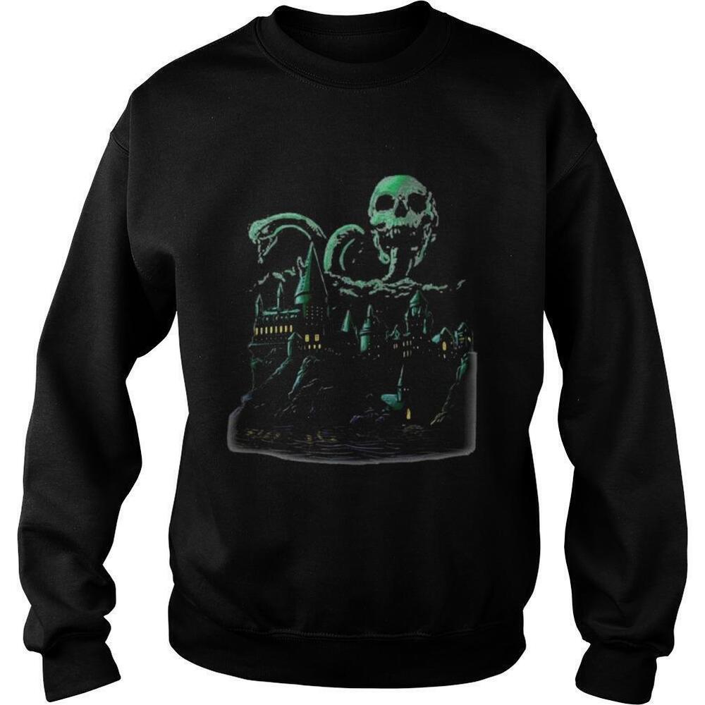Halloween Castle Skull Snakes Sweatshirt